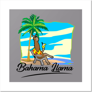 Bahama Llama Posters and Art